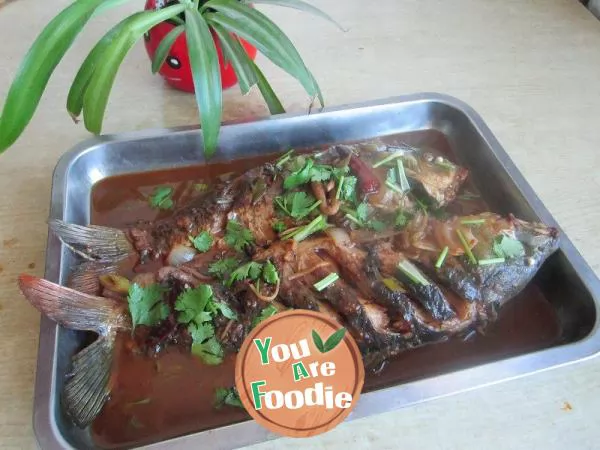 Stewed carp