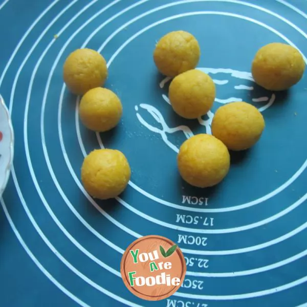 Sesame balls without oil smoke