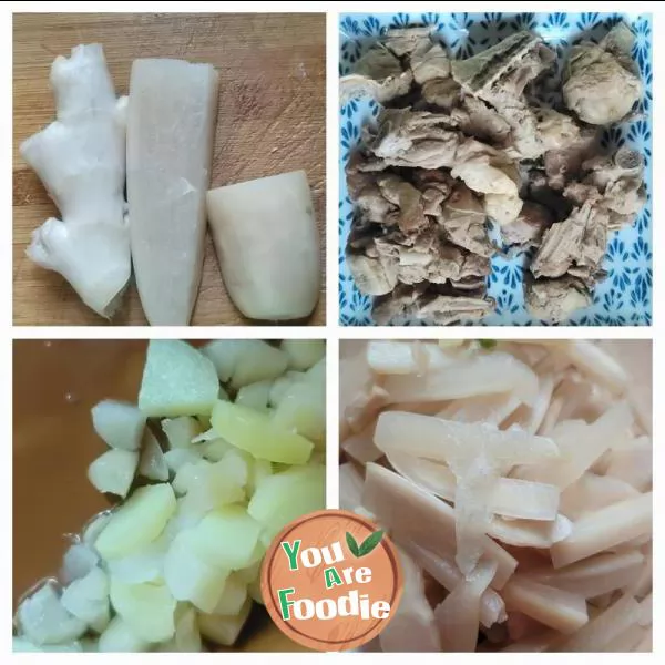 Braised duck with pickled ginger