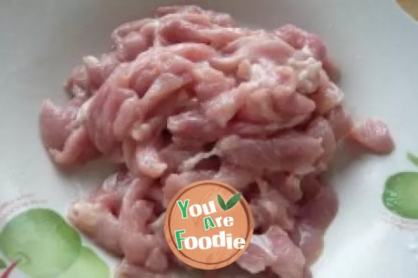 Sauteed Shredded Pork with Green Pepper