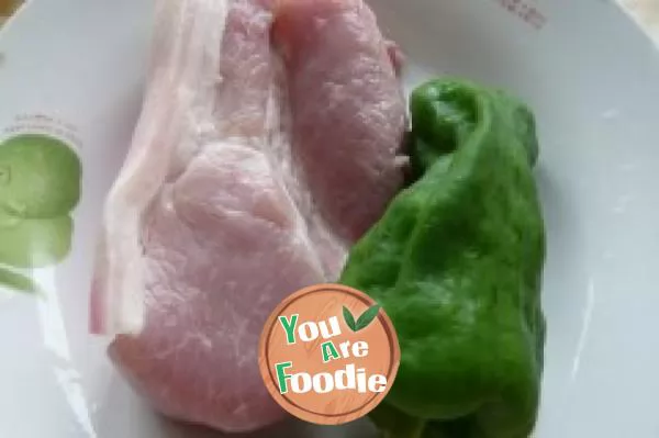 Sauteed Shredded Pork with Green Pepper