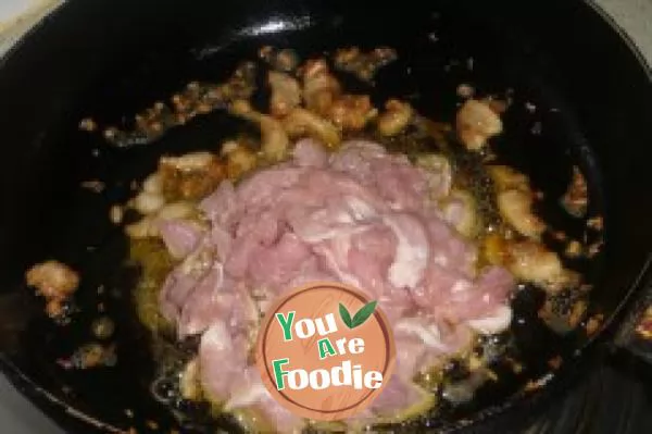 Sauteed Shredded Pork with Green Pepper
