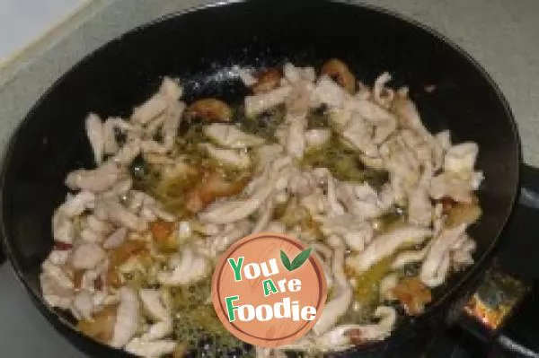 Sauteed Shredded Pork with Green Pepper