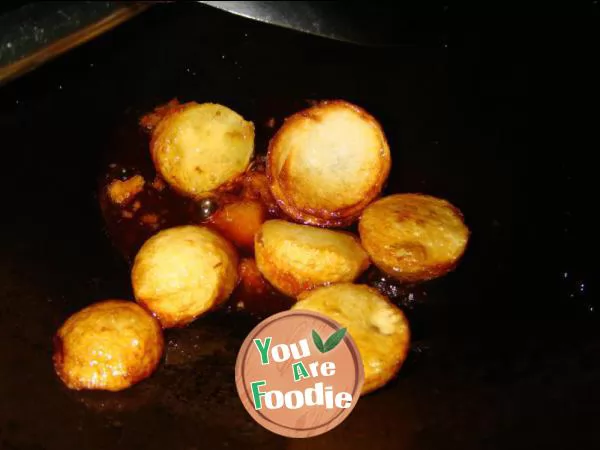 Shredded potato balls
