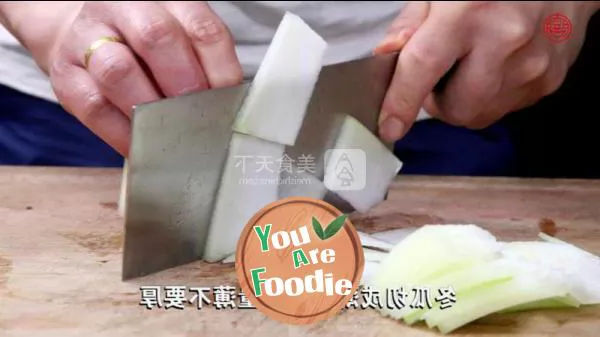 Delicious [fried bitter gourd with white gourd] many people don't know