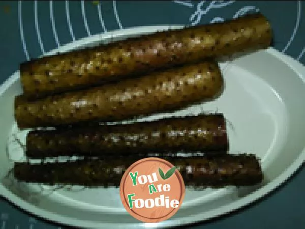 Honey purple potato yam roll