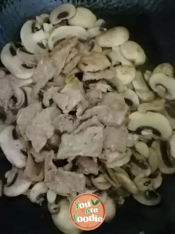 Stir fried mushroom