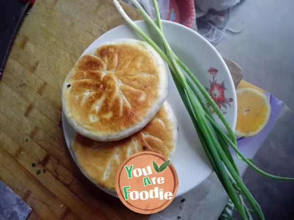 Leek pancake