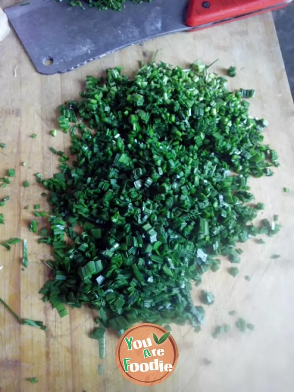 Leek pancake