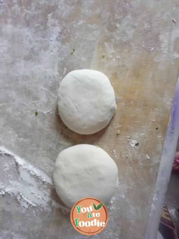 Leek pancake