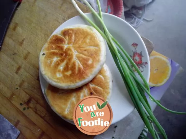 Leek pancake