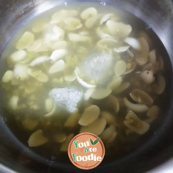 Mung bean and Lily syrup