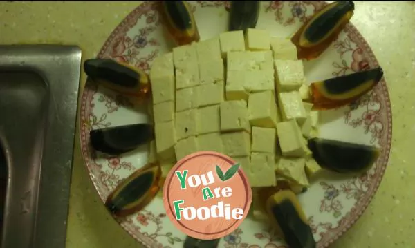 Tofu with Preserved Eggs