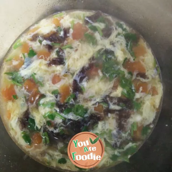 Seaweed and Egg Soup