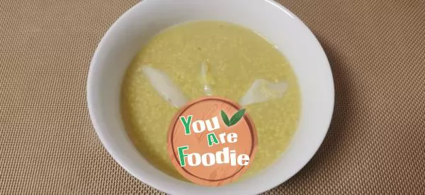 Chinese yam millet congee