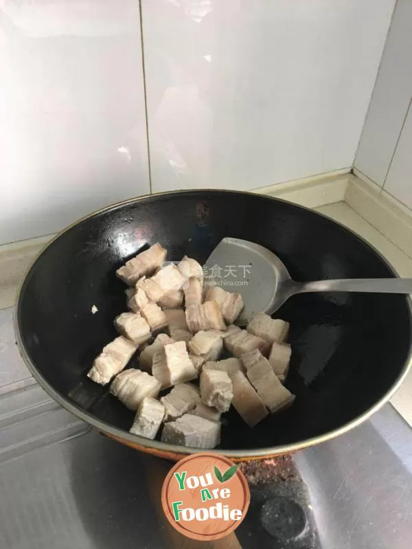 Braised pork in honey sauce