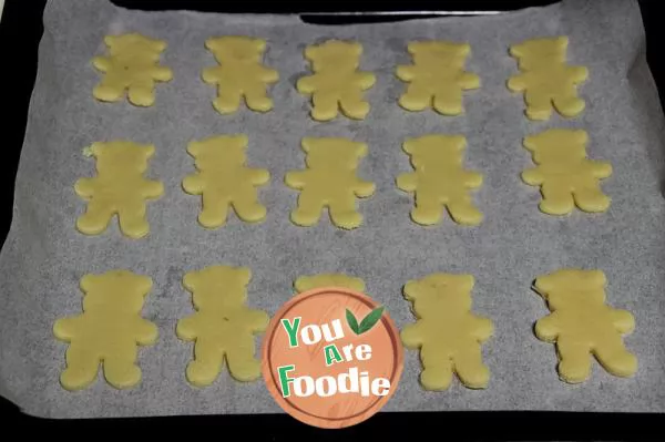 Cute bear biscuit