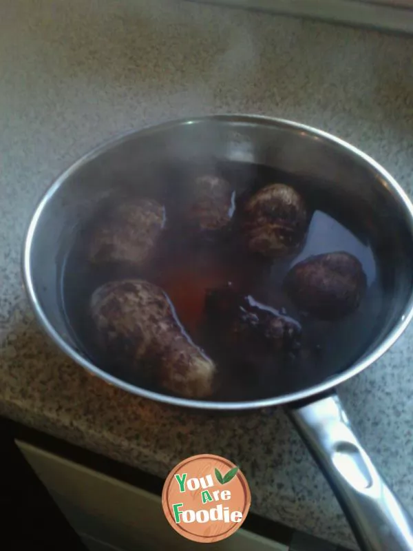 Sweet potato flour and potato dumplings