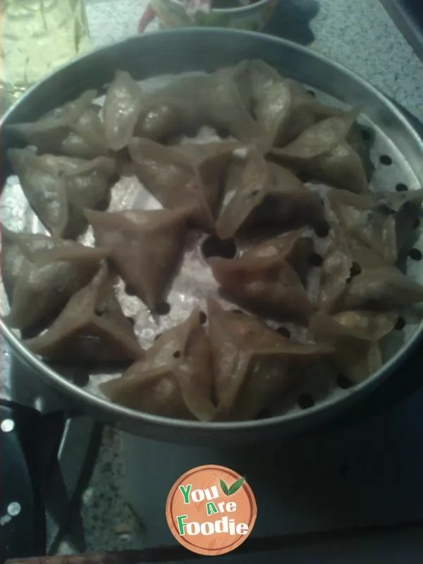 Sweet potato flour and potato dumplings