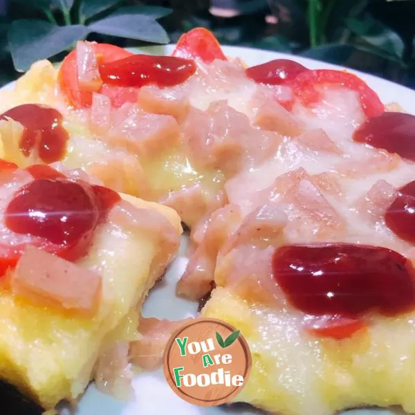 A-mouthful-of-pizza-(oven-free-version)