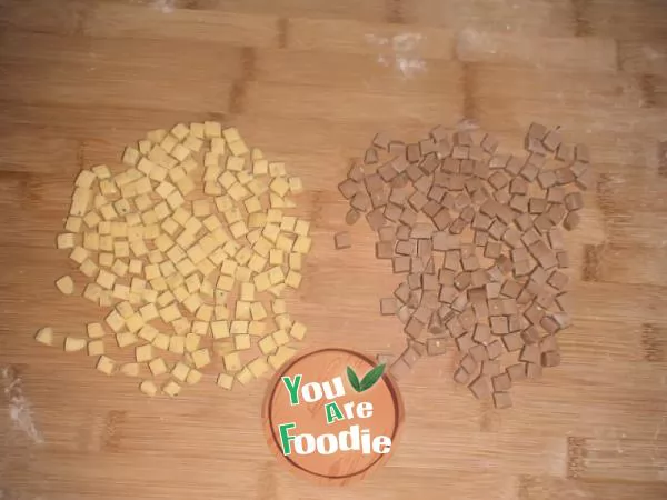 [egg flavored cocoa beans] ----- fried beans on February 2