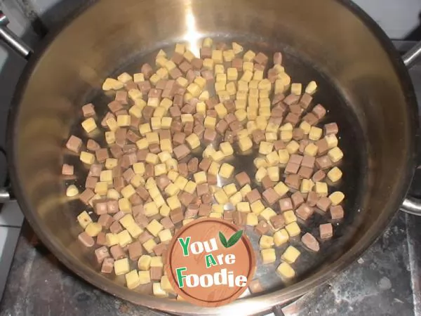 [egg flavored cocoa beans] ----- fried beans on February 2