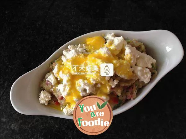 Baked potato with cheese