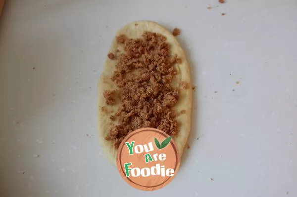 Sweet potato meat floss cake roll