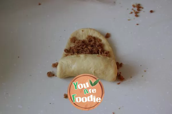 Sweet potato meat floss cake roll