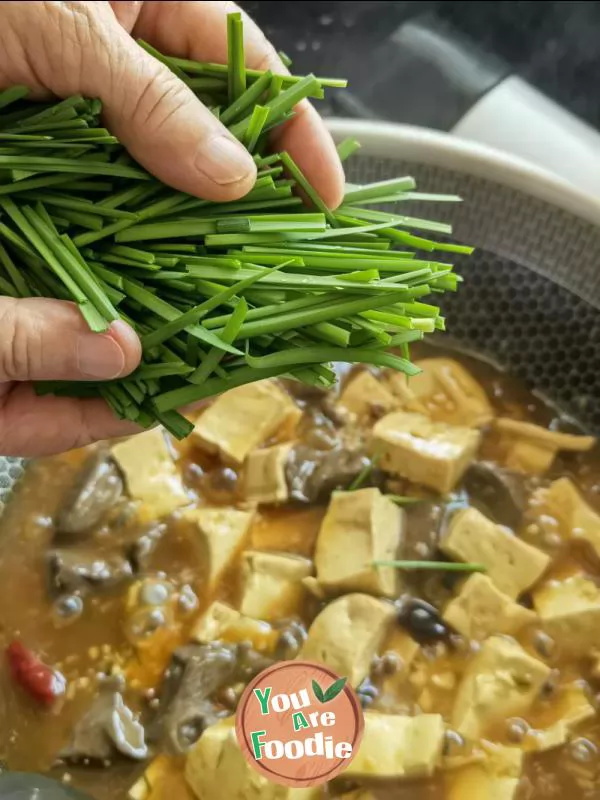 Duck blood tofu casserole