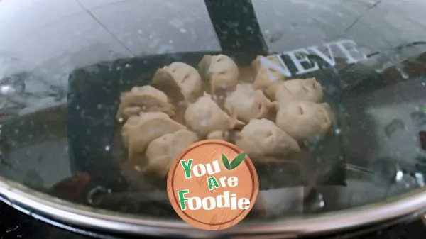 Fried dumplings with leek and meat