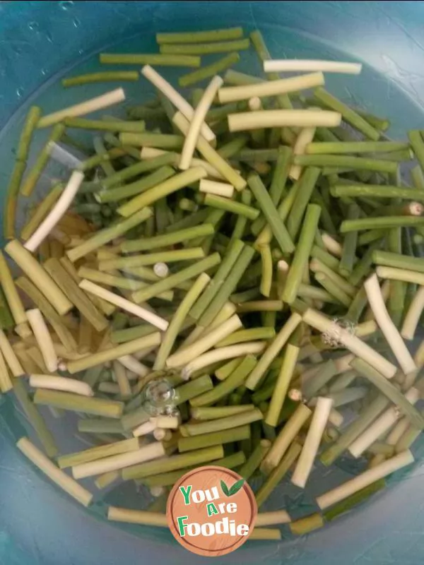 Fried meat with garlic