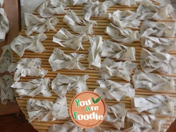 Healthy homemade flax leaf