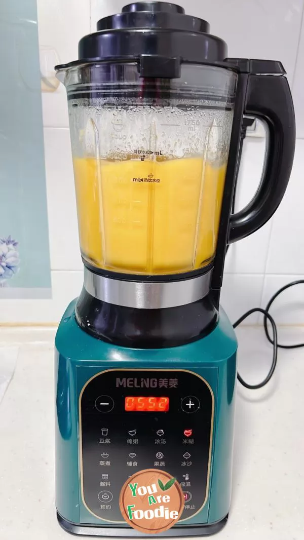 Delicious pumpkin porridge