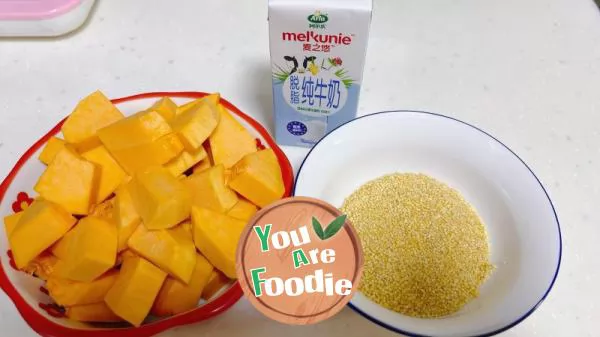 Delicious pumpkin porridge