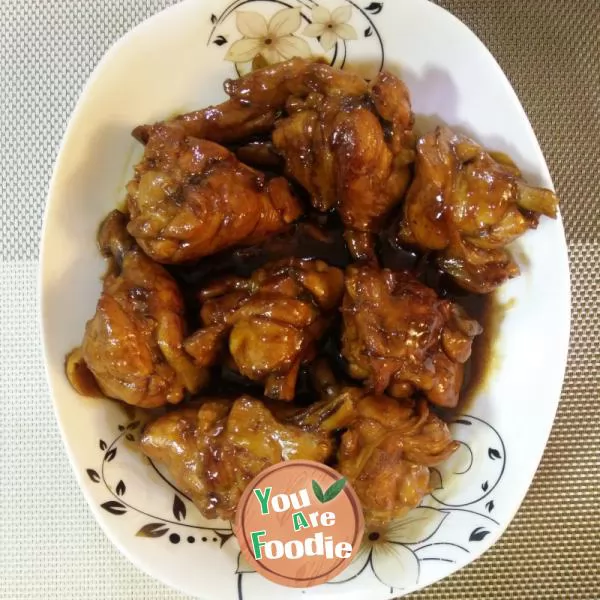 Braised chicken leg
