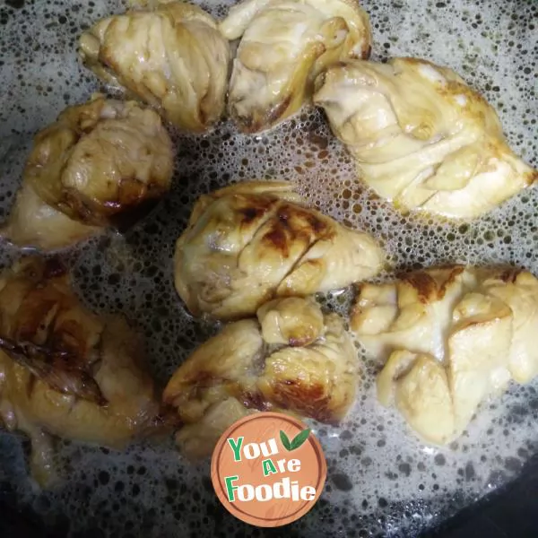 Braised chicken leg