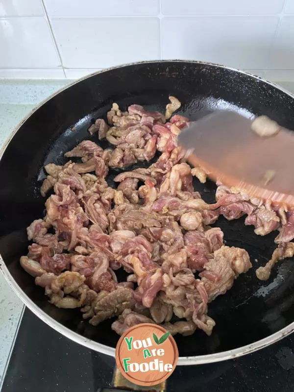 Fried Lamb with Cumin