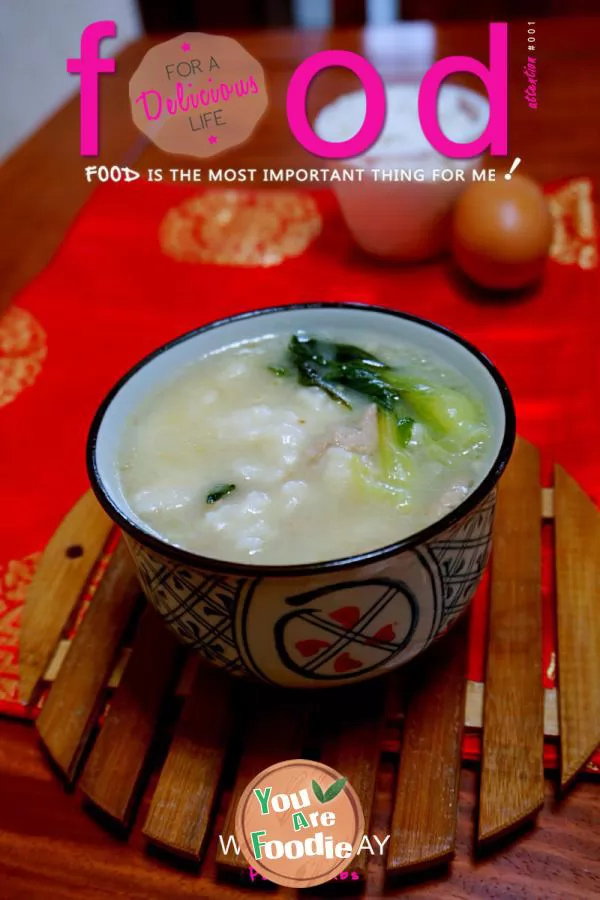 Breakfast secret collection: home style pimple soup