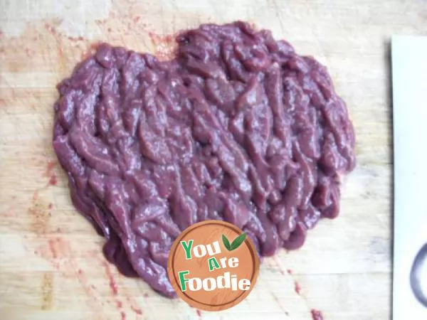 Blood tonifying vegetables -------------------------- stir fried pork liver with spinach