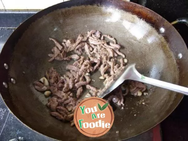 Blood tonifying vegetables -------------------------- stir fried pork liver with spinach