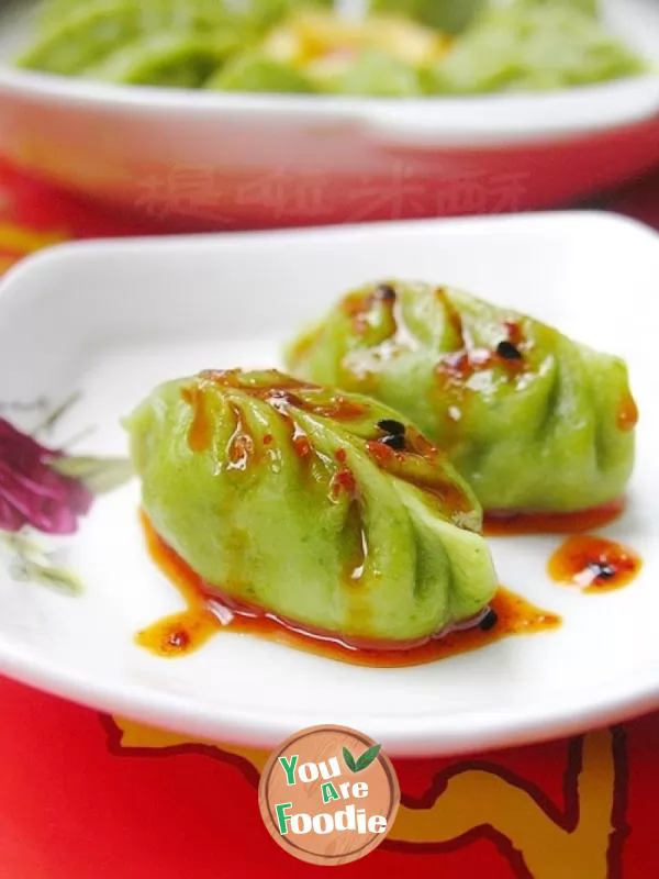 Dumplings full of spring in winter -- jade lotus root flavored fresh meat dumplings