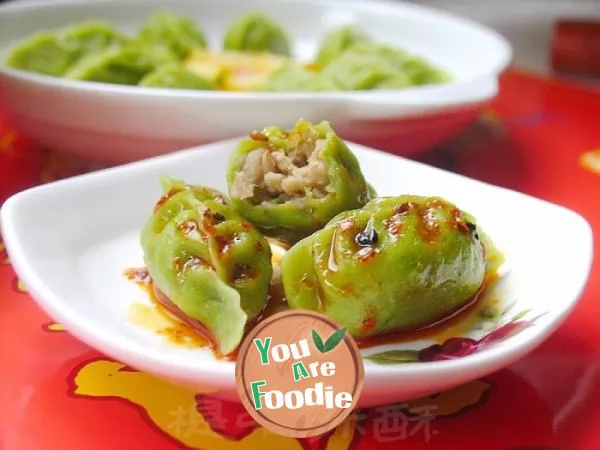 Dumplings full of spring in winter -- jade lotus root flavored fresh meat dumplings