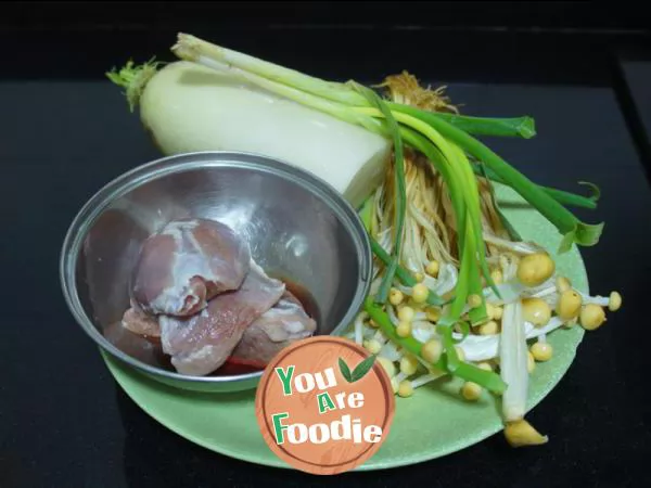 Mutton with mixed vegetables
