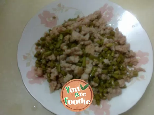 Minced meat and cowpea