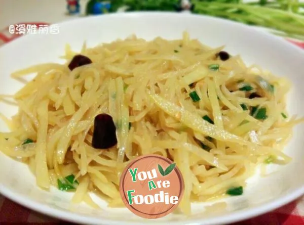 sour and spicy shredded potatoes