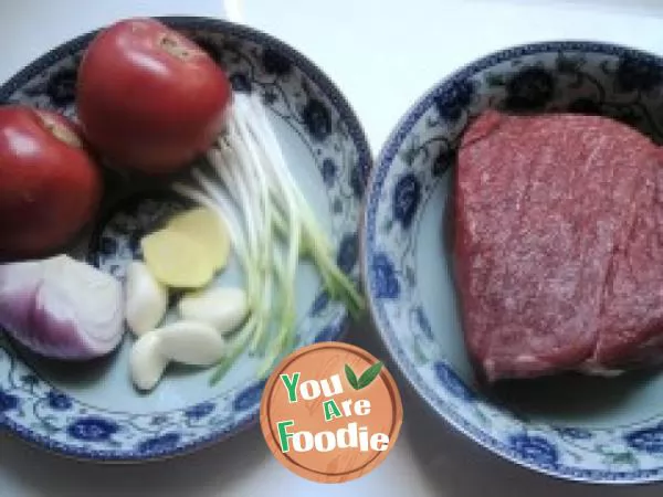Stewed beef with tomato