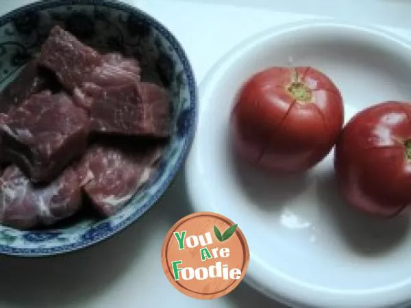 Stewed beef with tomato