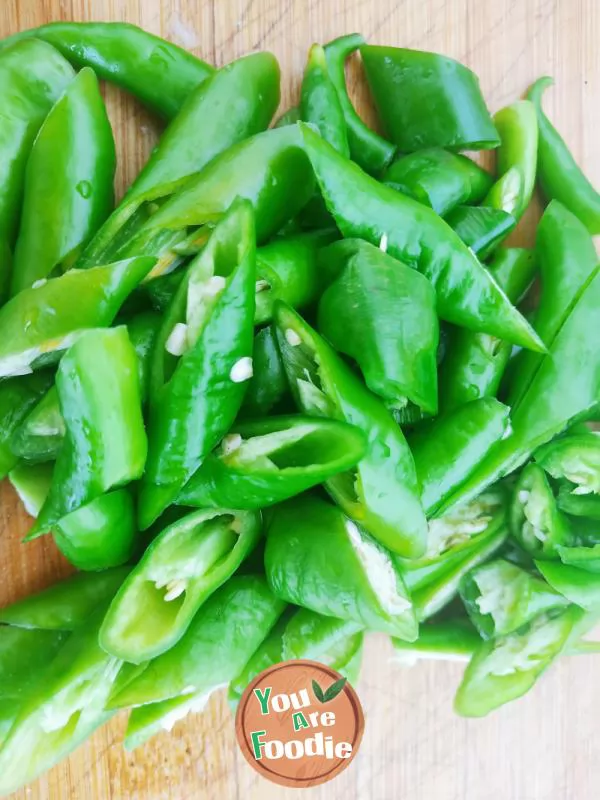 Fried preserved egg with chili