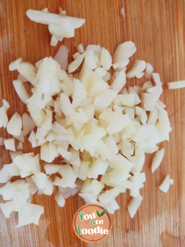 Fried preserved egg with chili